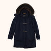 Loro Piana Dufflecoat mit Echtpelzbesatz