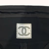 Chanel Satinhose mit CC-Logo und Seitenstreifen