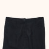 Chanel A-Line Skirt in Black Cotton