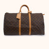 Louis Vuitton Canvas Monogram Keepall 55