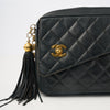 Chanel Camera Bag mit Quaste in Schwarz