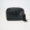 Chanel Camera Bag mit Quaste in Schwarz