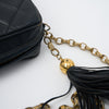 Chanel Camera Bag mit Quaste in Schwarz