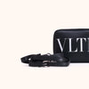 Valentino VLTN Mini Crossbody Wallet Black