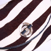 Christian Dior Zebra Print Calf Hair Pochette