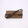 Gucci Vintage Bamboo Clutch mit GG Canvas