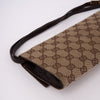 Gucci Vintage Bamboo Clutch mit GG Canvas