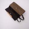Gucci Vintage Bamboo Clutch mit GG Canvas