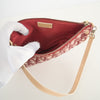 Dior Saddle Pochette Oblique Canvas Bordeaux / Beige