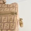 Fendi Boston Bag Zucchino Canvas Rosa / Beige