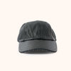 Chanel Black Leather Baseball Cap