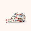 Chanel Multicolor Logo Floral Baseball Cap