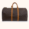 Louis Vuitton Canvas Monogram Keepall 55