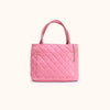 Chanel Medallion Shopping Tote Pink Caviar Leather Handtasche