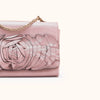 Valentino Pink Rosette Clutch mit Kette