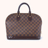 Louis Vuitton Alma PM Damier Ebene Canvas Handbag